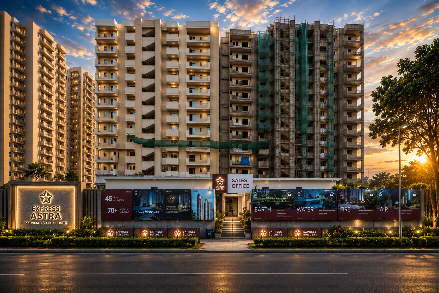 Express Astra luxury residential project in Sector 1, Greater Noida West