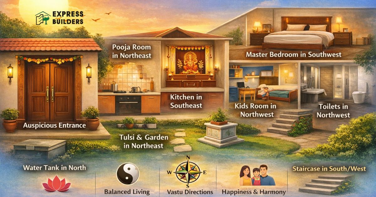 East Facing House Vastu Plan