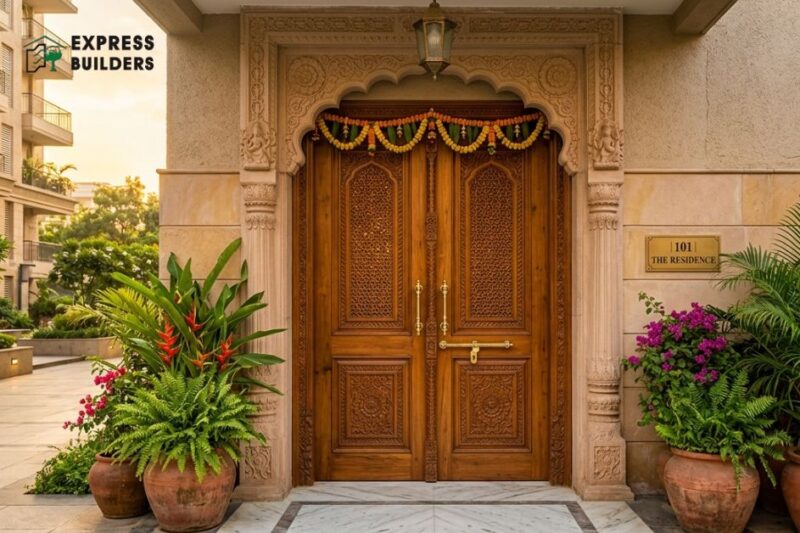 Teak Wood Main Door Design For Your Modern Home