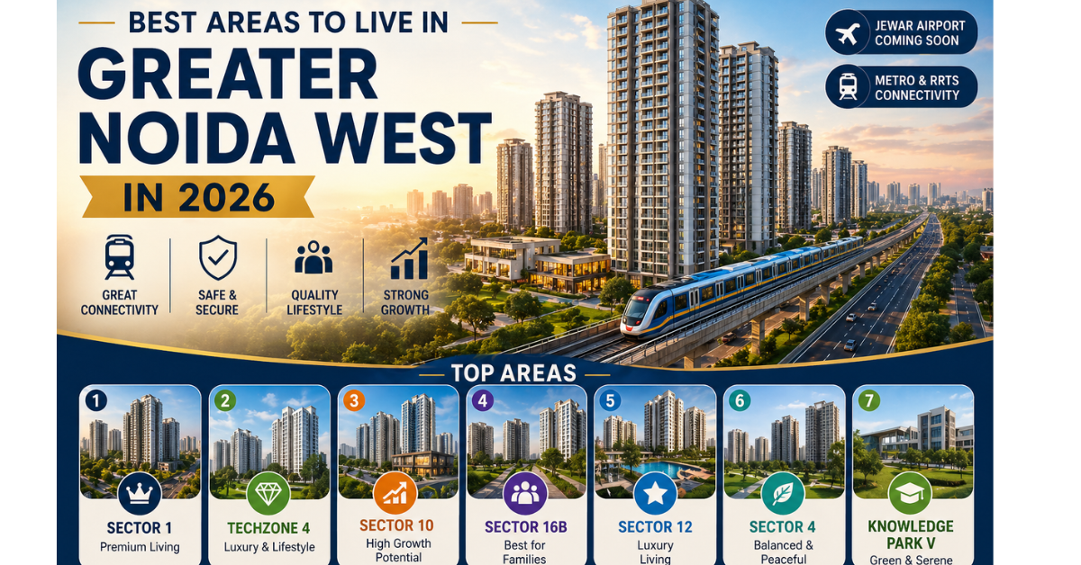 Best Areas to Live in Greater Noida West 2026 | Top Sectors & Localities