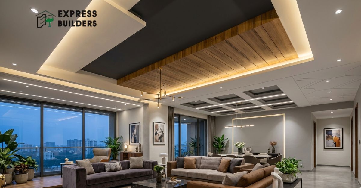 false ceiling designs for living room