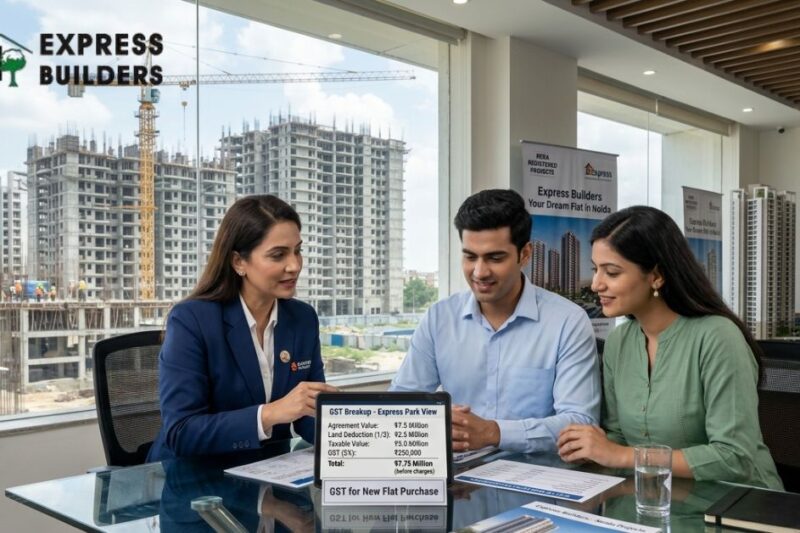 GST on Flat Purchase in Noida: Rates, Calculation, and Examples
