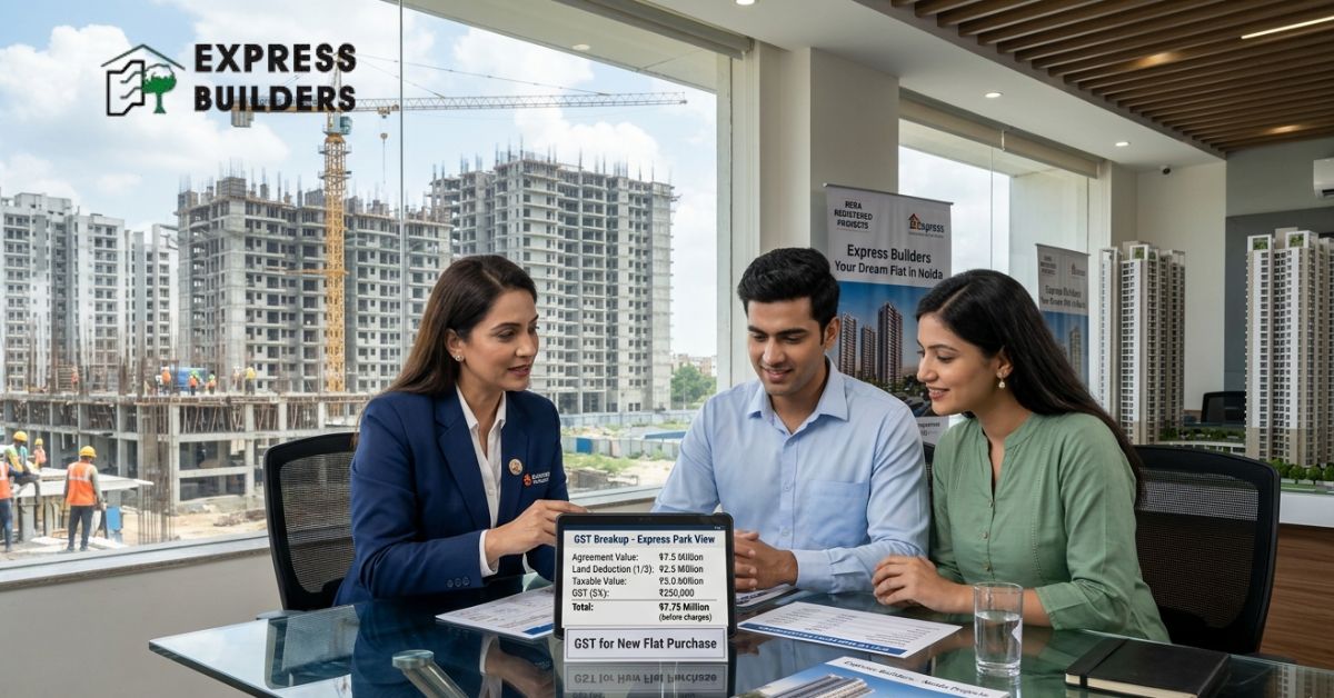 GST on flat purchase