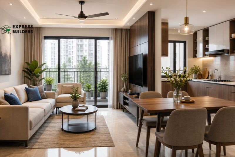 2BHK Flat Design Trends: Maximizing Space and Comfort