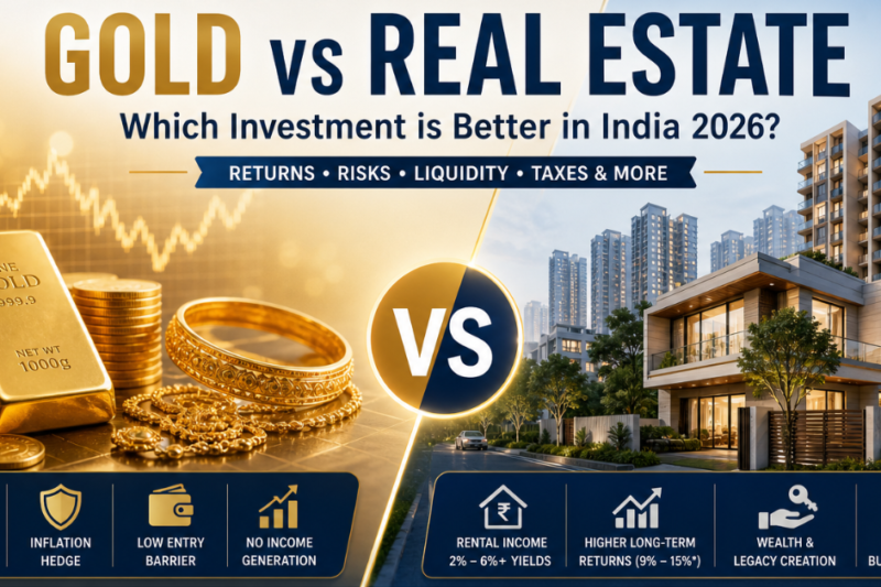 Gold vs Real Estate: Which Is the Better Investment in India 2026?