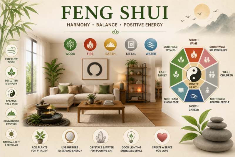 Feng Shui: The Ultimate Guide to Harmonizing Your Home, Boosting Energy, and Transforming Your Life