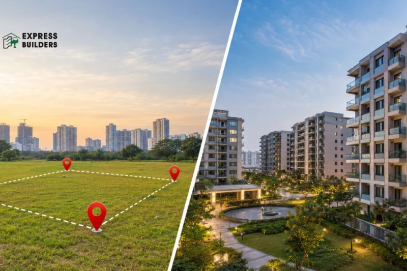 Real Estate Investment Returns: ROI Comparison – Plots vs Apartments in Noida