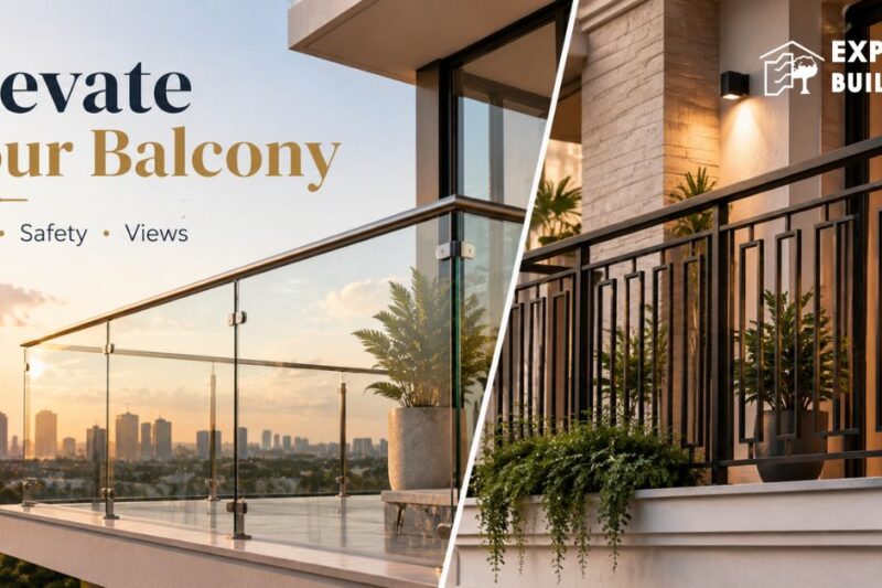 Balcony Railing Design: Steel, Glass & Iron Ideas That Elevate Every Home