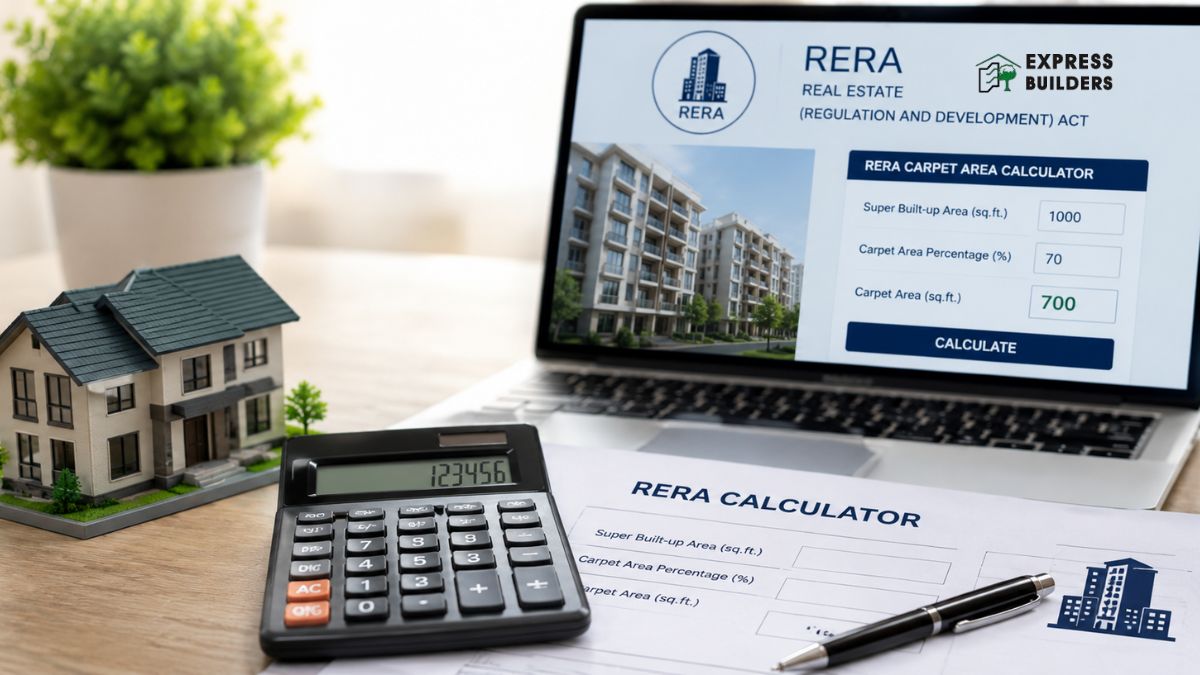 Rera carpet area Calculator