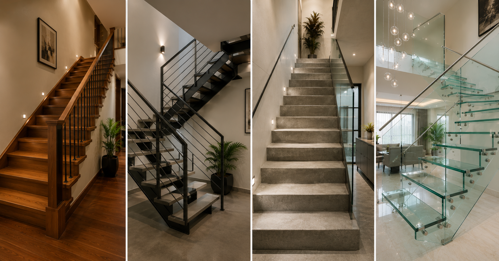 stairs design for duplex house