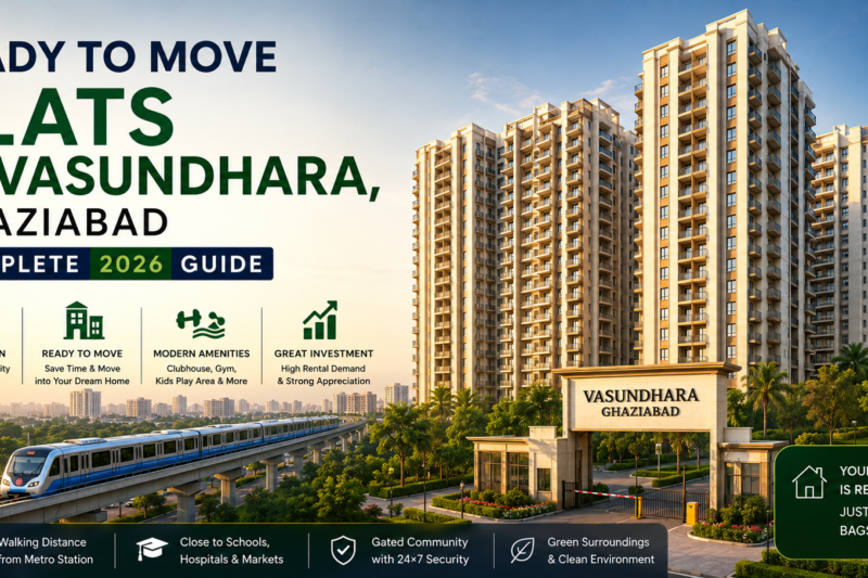 What to Look For When Buying Ready to Move Flats in Vasundhara, Ghaziabad – Complete 2026 Guide
