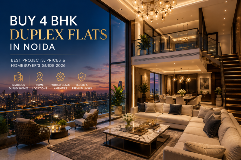 Buy 4 BHK Duplex Flats in Noida: Find the Best Luxury Projects at the Right Price