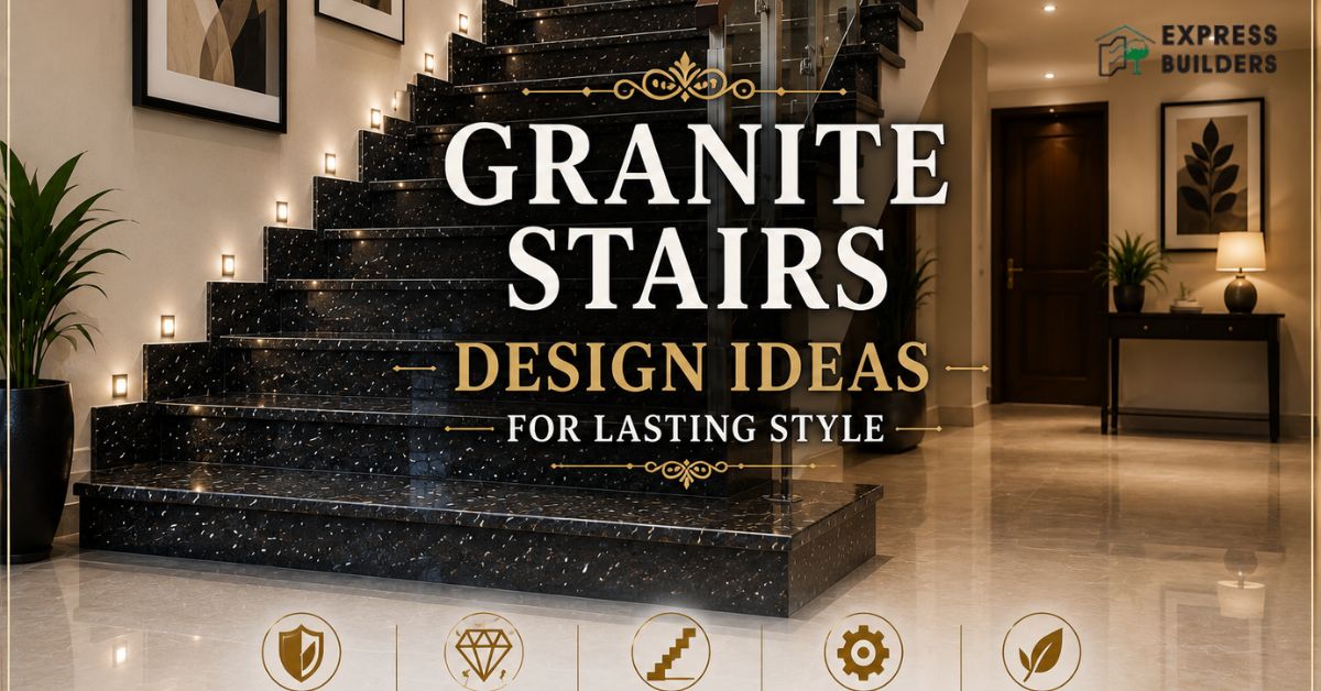 Granite stairs design
