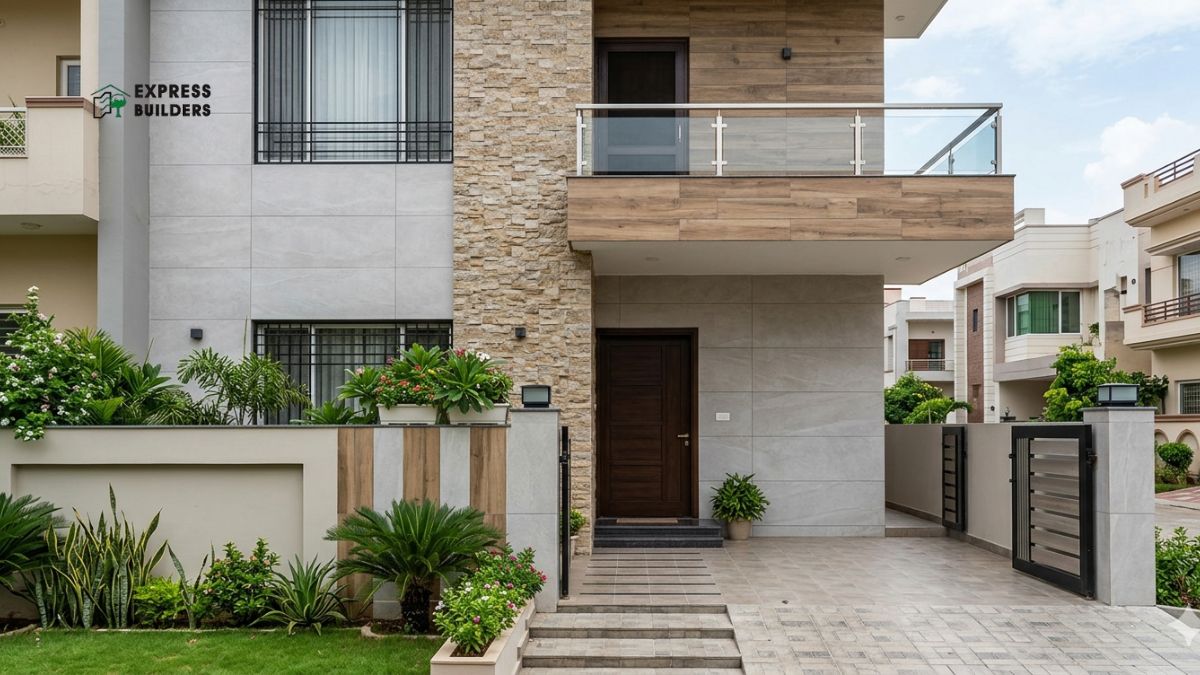 House Front Tiles Design