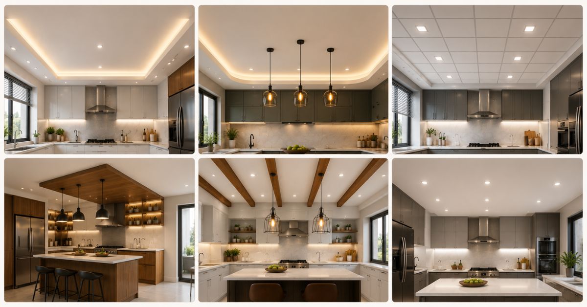 Kitchen false ceiling design (2)