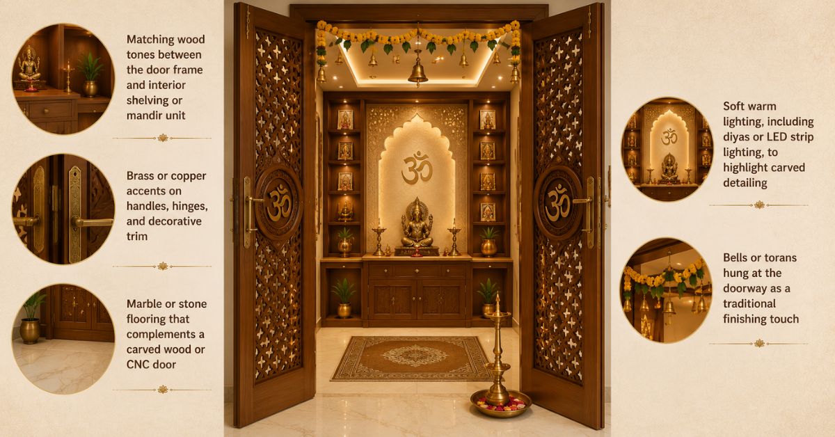 Pooja Room Door Designs