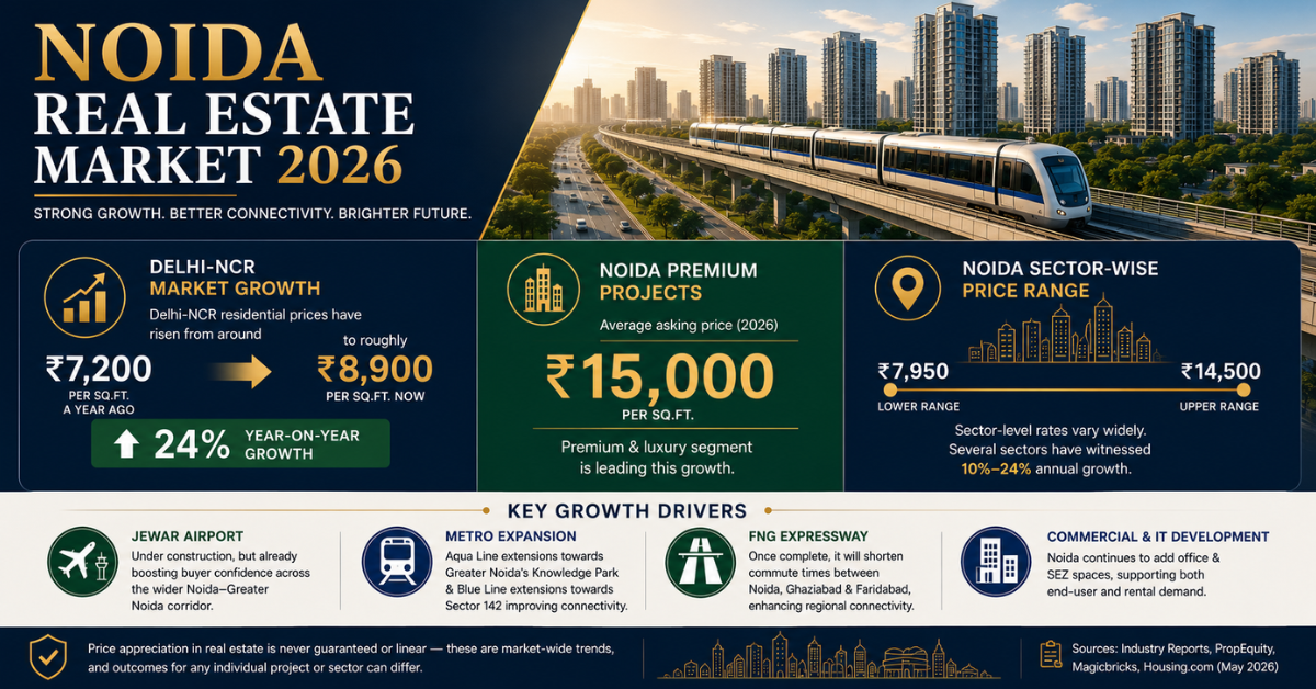 New Launch Projects in Noida | 2026 Price & Possession Guide