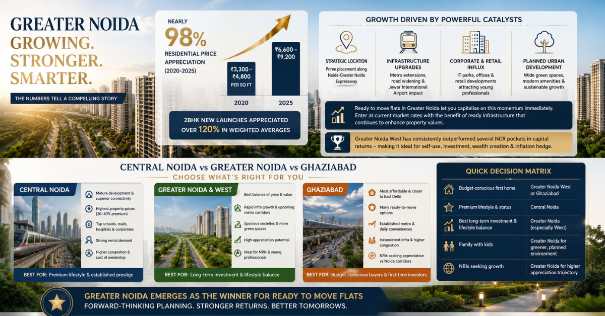 Ready to Move 2 BHK Flats in Greater Noida – Buy Now