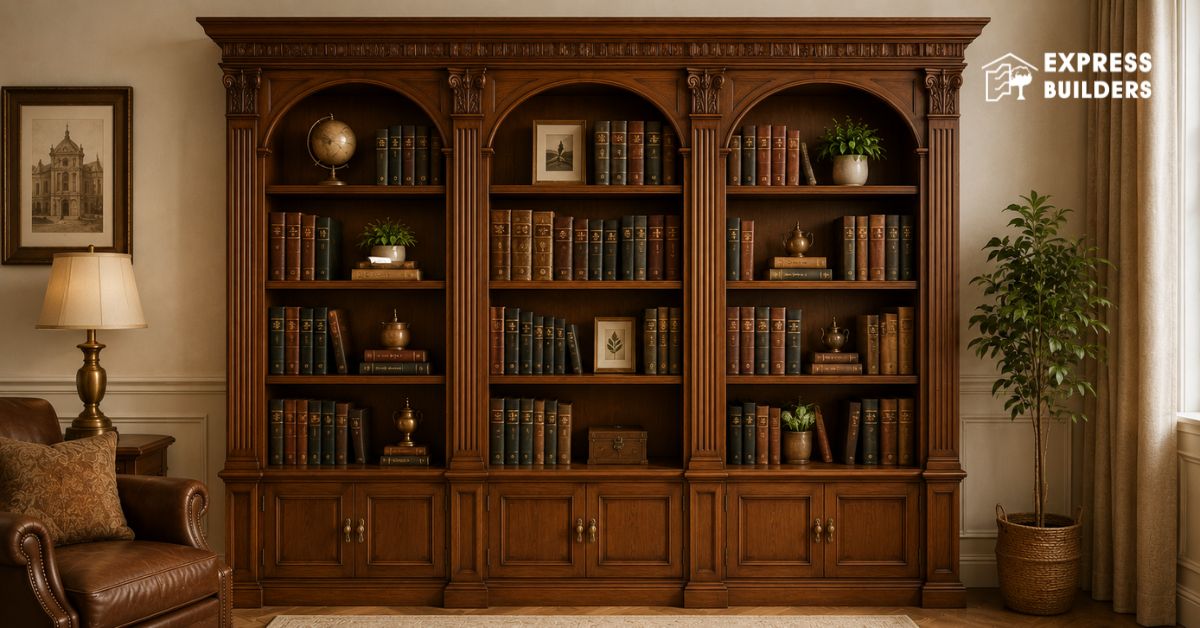 Wooden Bookshelf Design