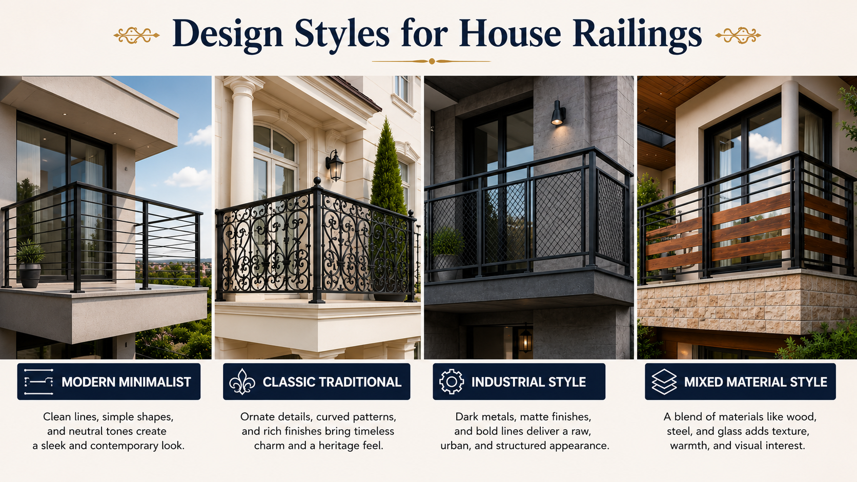 House railing designs