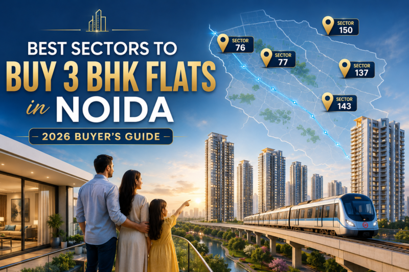 Best Sectors to Buy 3 BHK Flats in Noida: Prices, Connectivity & Investment Guide (2026)
