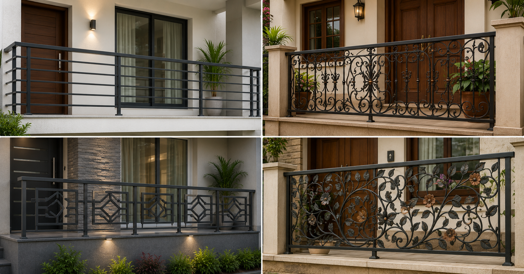 House front veranda grill design