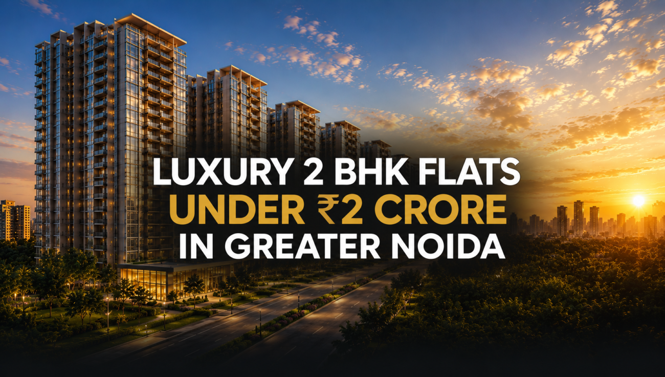 luxury 2 bhk flats under ₹2 crore in greater noida- best projects, prices & buying guide
