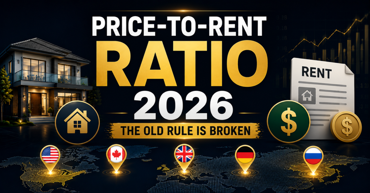 Price to rent ratio 2026 – why the old 15/20/25 rule is broken