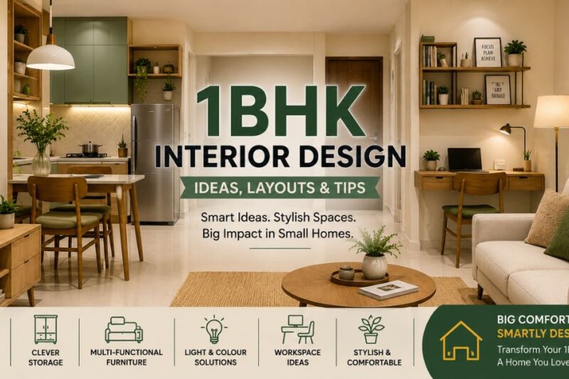 1BHK Interior Design Ideas for Compact Living