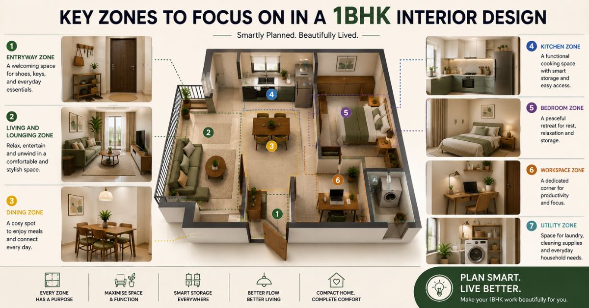 1BHK Interior Design