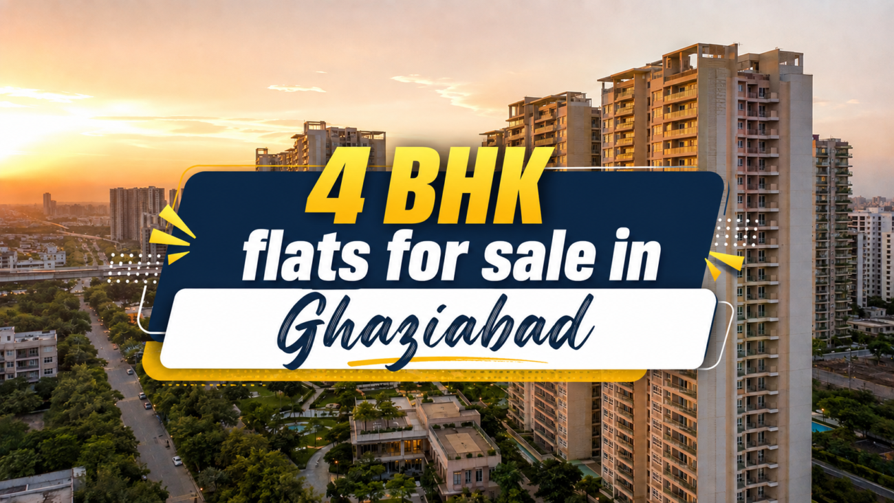 4 BHK flats for sale in Ghaziabad – residential skyline