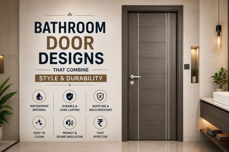 7 Bathroom Door Designs That Combine Style and Durability
