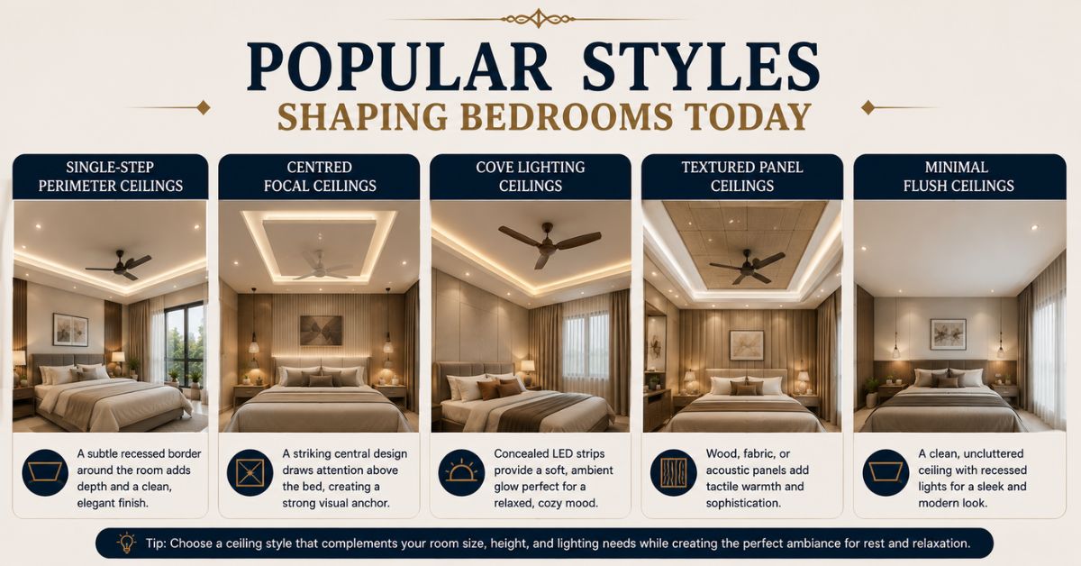 bedroom ceiling design