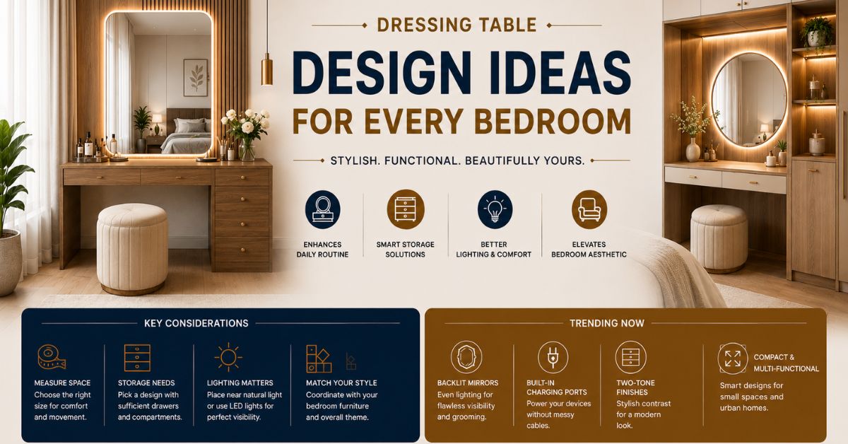 Dressing tablde design