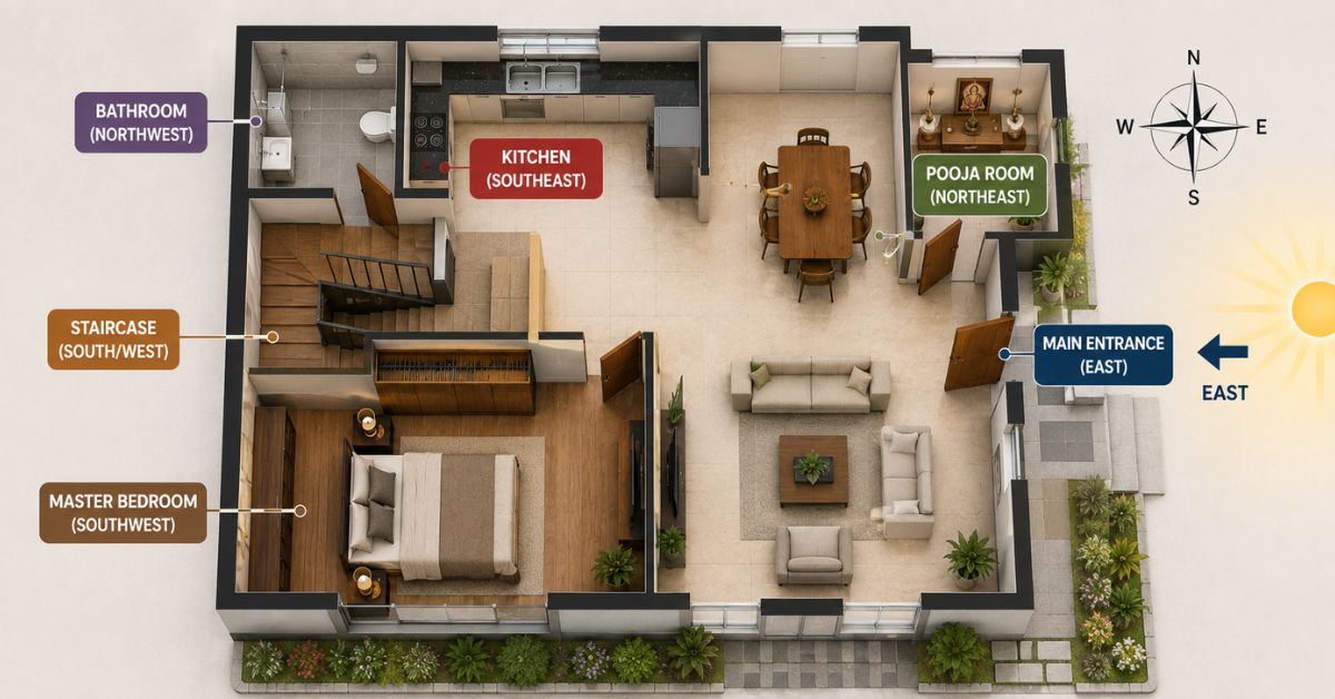 east facing house plan
