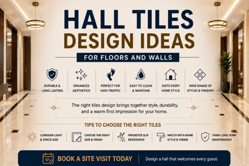 Hall Tiles Design Ideas for Floors and Walls