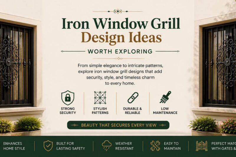 Iron Window Grill Design Ideas Worth Exploring