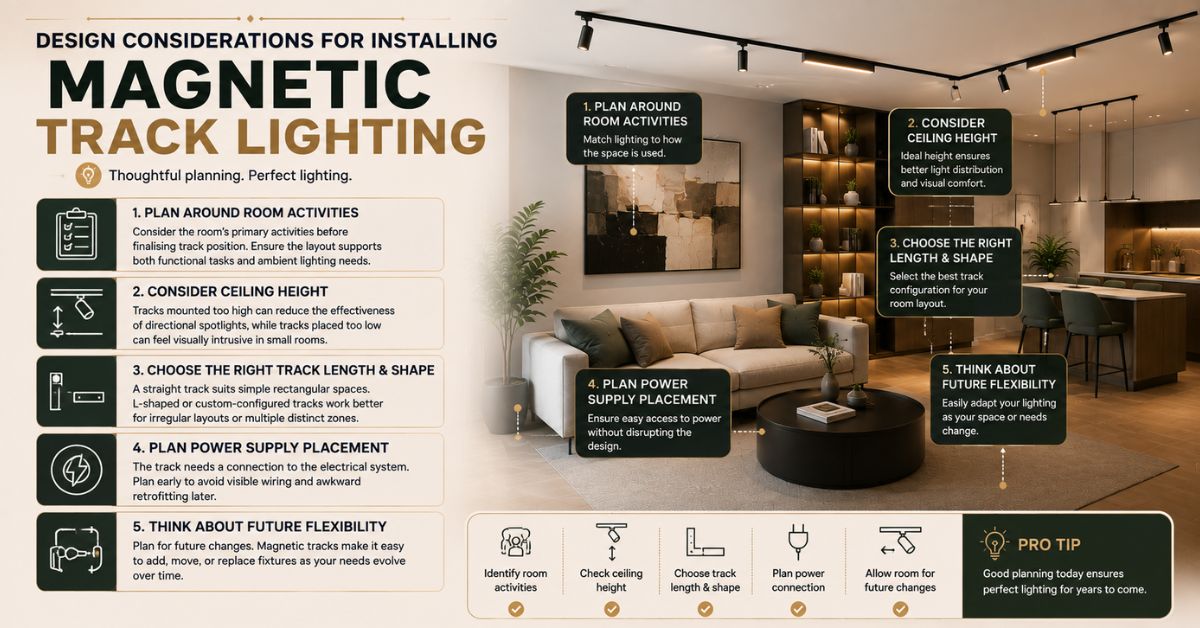 Magnetic Track Lighting