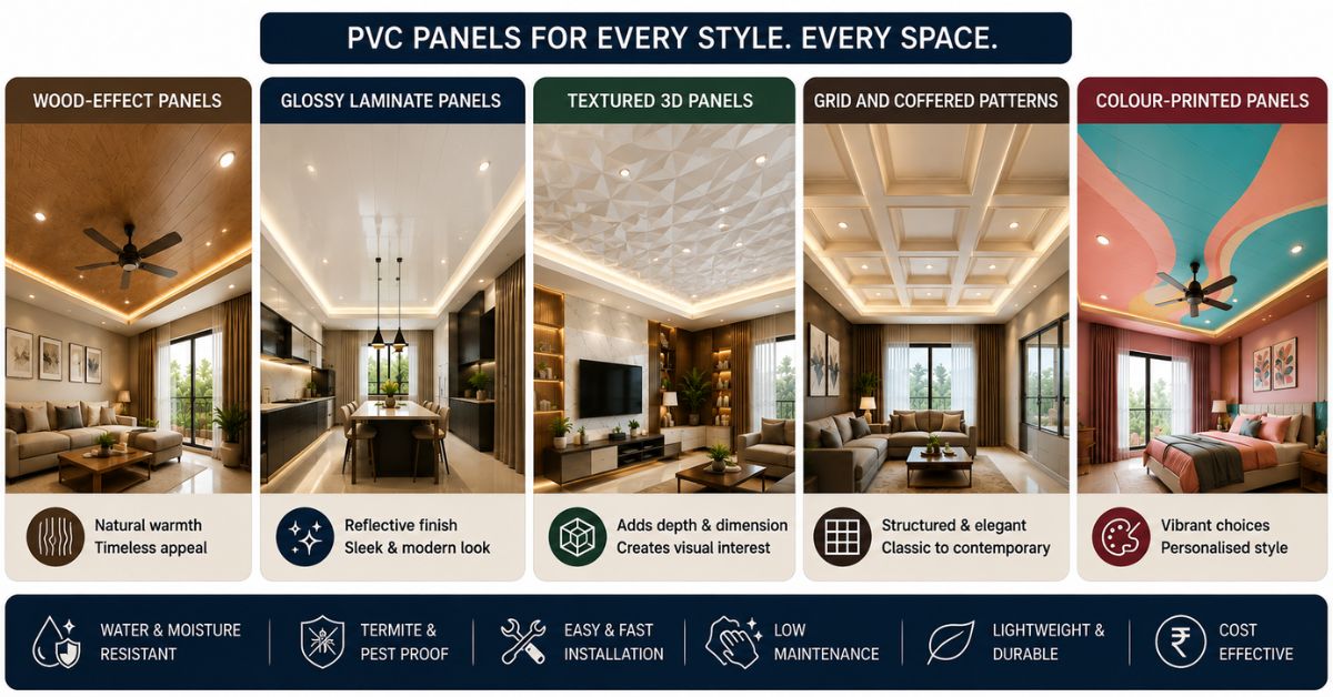 PVC False Ceiling Designs