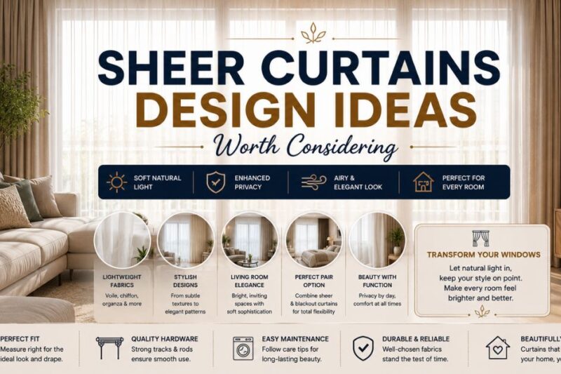 Sheer Curtains Design Ideas Worth Considering