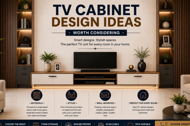 TV Cabinet Design Ideas Worth Considering