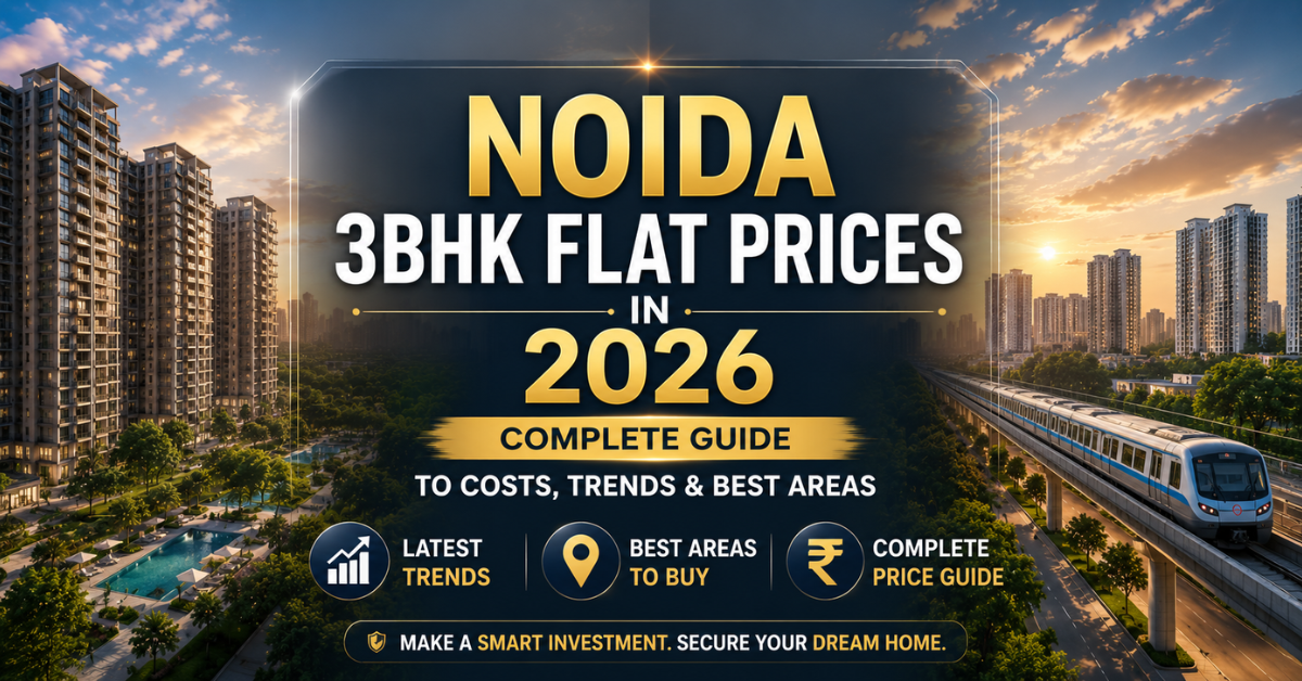 Noida 3BHK Flat Prices 2026: Sector Guide & Trends