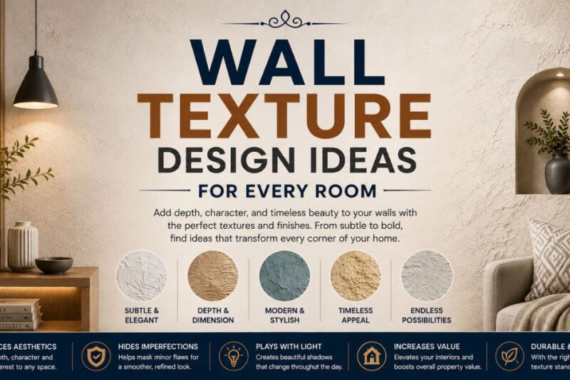 Wall Texture Design Ideas for Every Room in 2026