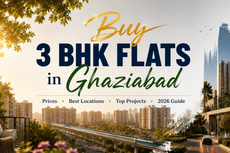 Buy 3 BHK Flats in Ghaziabad: Prices, Best Locations, Top Projects & Buying Guide (2026)