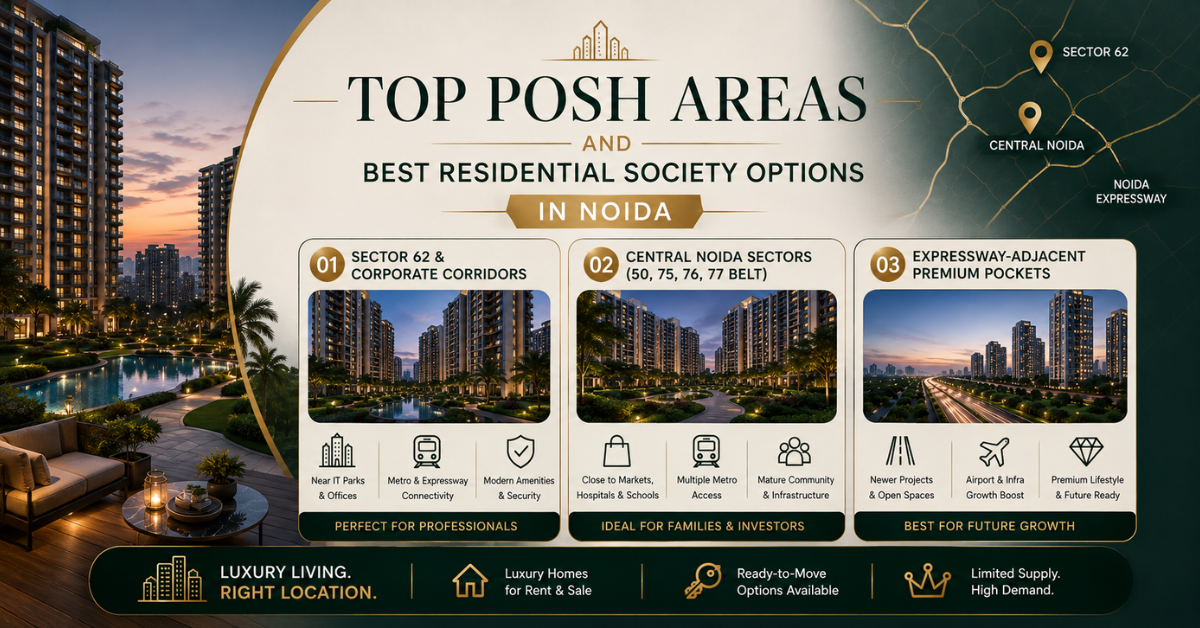 Posh Societies in Noida: Luxury Living Guide 2026