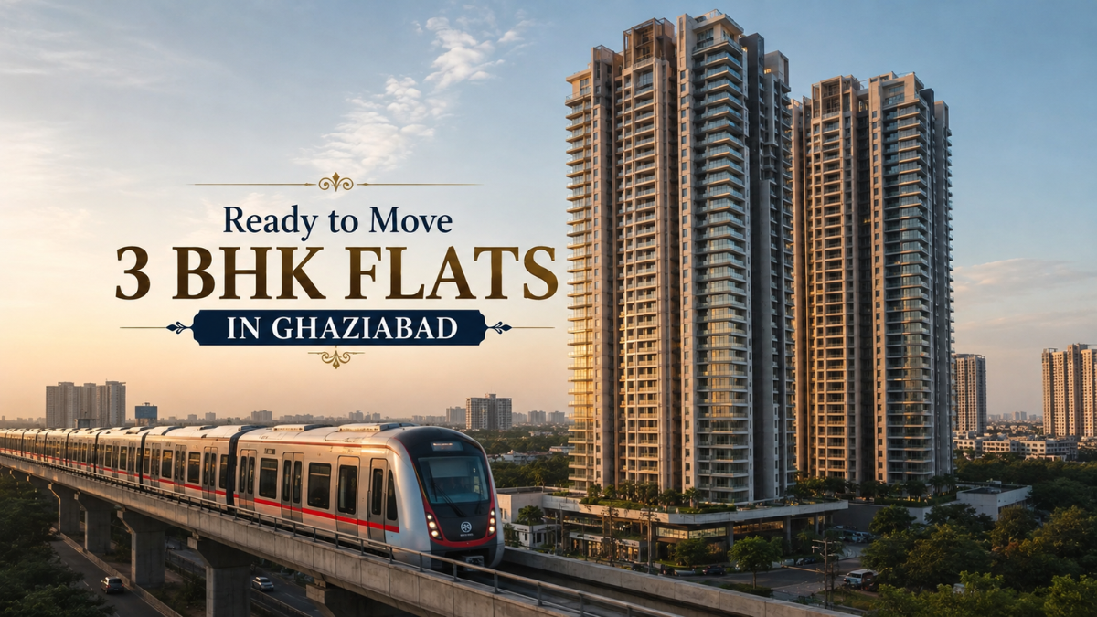 Ready to move luxury 3 BHK flats at Express One by Express Builders in Vasundhara Sector 14 Ghaziabad near Vaishali Metro Station.