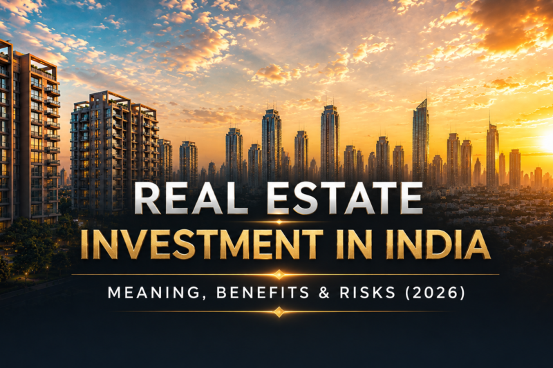 Real Estate Investment in India: Meaning, Types, Benefits & Risks You Must Know (2026)