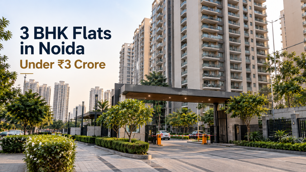 3 BHK flats in Noida under ₹3 crore