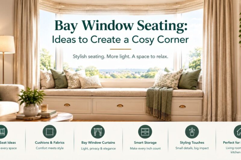 Bay Window Seating: Ideas to Create a Cosy Corner