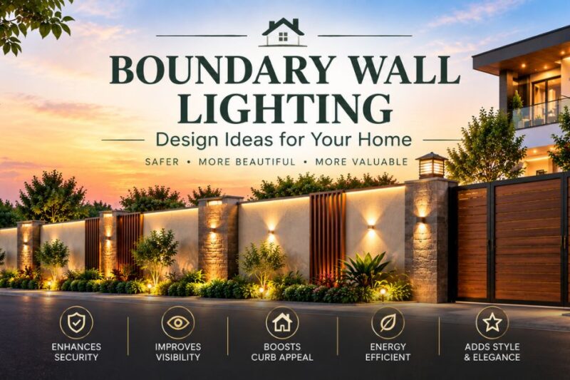 Boundary Wall Lighting: A Complete Guide to Elevating Your Home Exterior